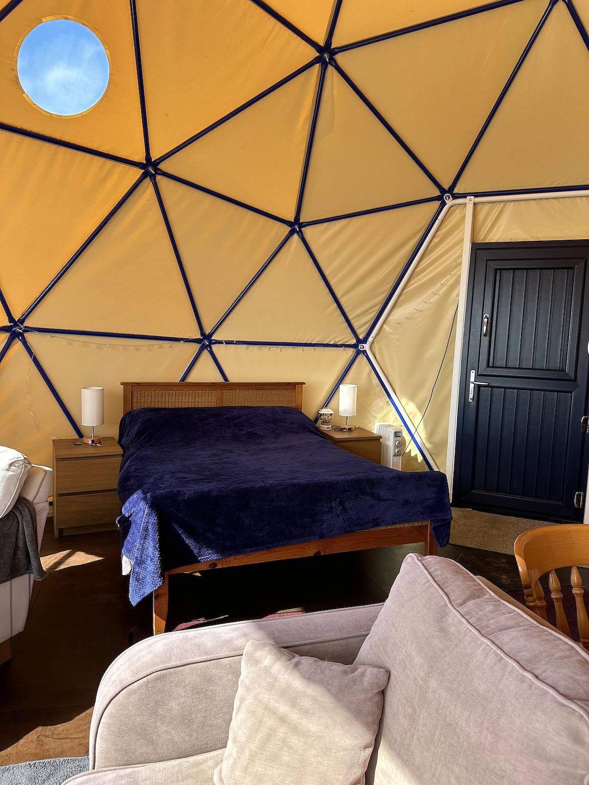 Geodesic Dome with Sea Views in Carmarthenshire