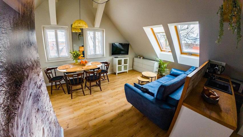 Ferienwohnung für 4 Personen, mit Ausblick in Ustka