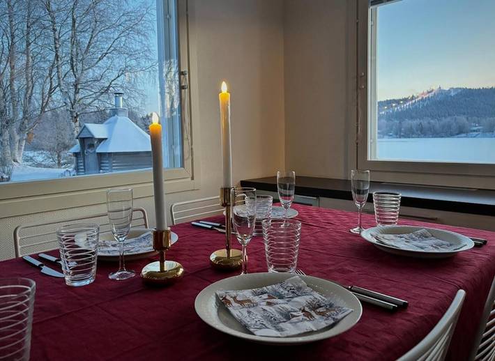 Ferienwohnung für 6 Personen, mit Sauna und Garten sowie Ausblick in Rovaniemi - 4