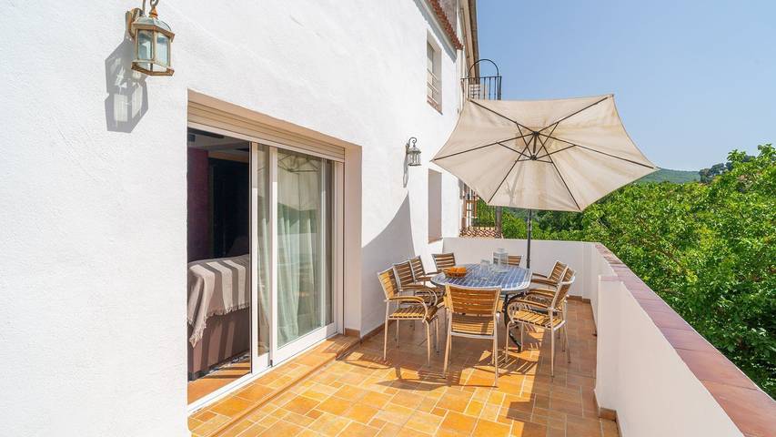 Chalet para 8 personas, con jacuzzi y balcón/terraza en Valle del Genal - 4