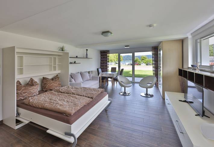 Ferienwohnung für 3 Personen, mit Seeblick und Garten, kinderfreundlich in Obersee (Bodensee) - 3