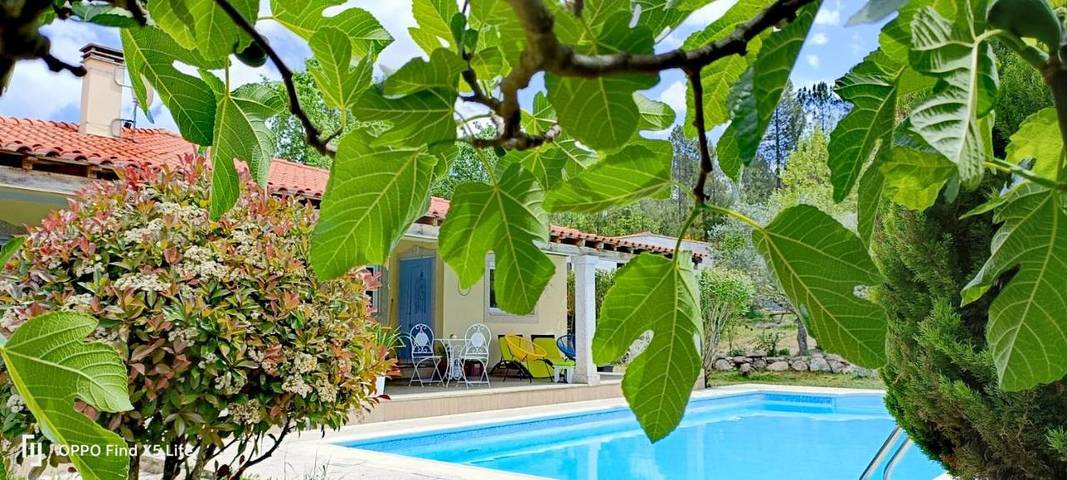 Gîte pour 2 personnes, avec Terrasse et Jardin ainsi que Piscine et Vue sur le lac dans Sernancelhe