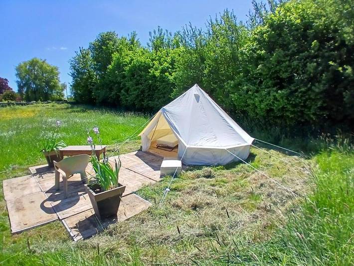 Camping voor 2 personen, with sauna and tuin as well as uitzicht, met huisdier in België