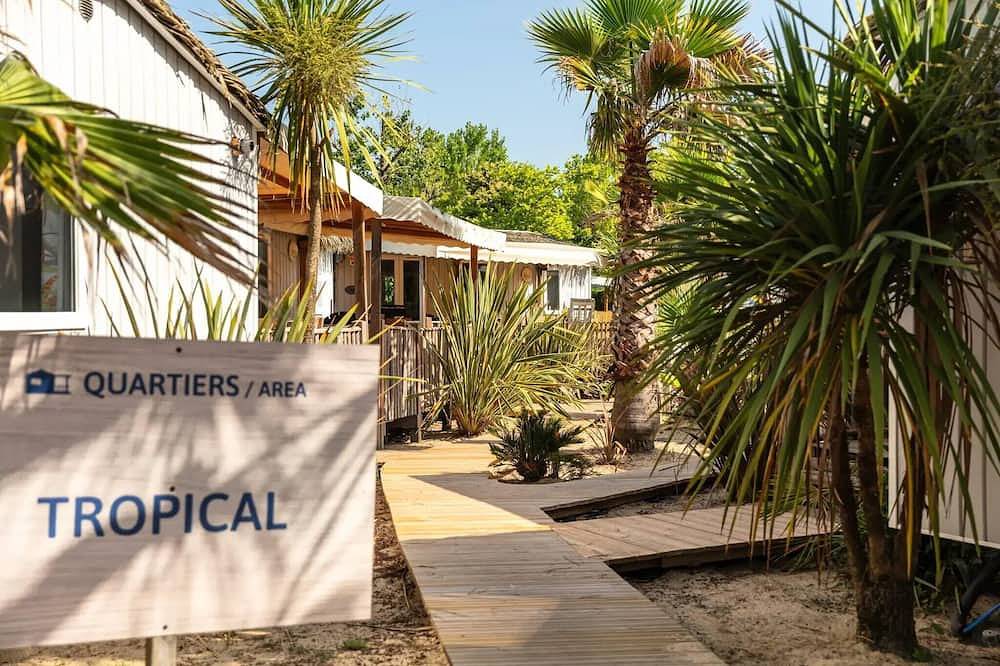 Mobil-home | Comfort | 2 Ch. | 4 pers. | Terrasse couverte | A/C | Tv in Messanges, Côte d’Argent
