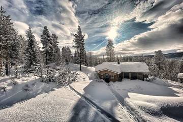 Chalet für 5 Personen, mit Garten in Lappland (Schweden)