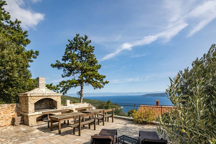 Ferienwohnung für 3 Personen, mit Terrasse und Meerblick