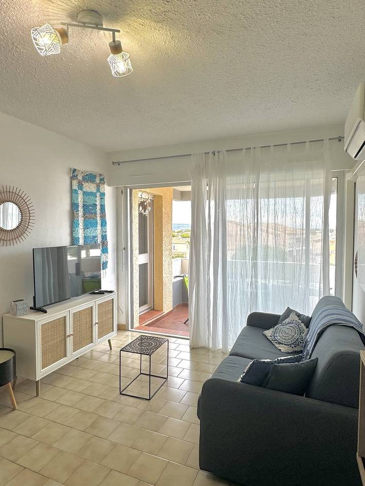 Gîte pour 4 personnes, avec balcon/terrasse, animaux acceptés dans Plage du Village (Le Barcares) - 4