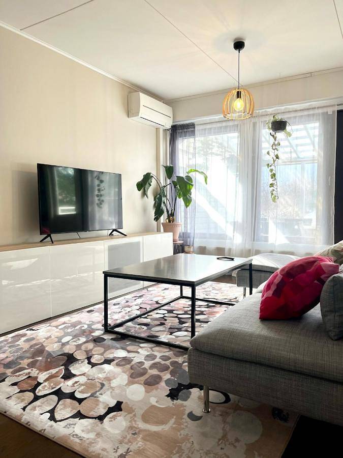 Appartement de vacances pour 6 personnes, avec jardin et sauna, animaux acceptés