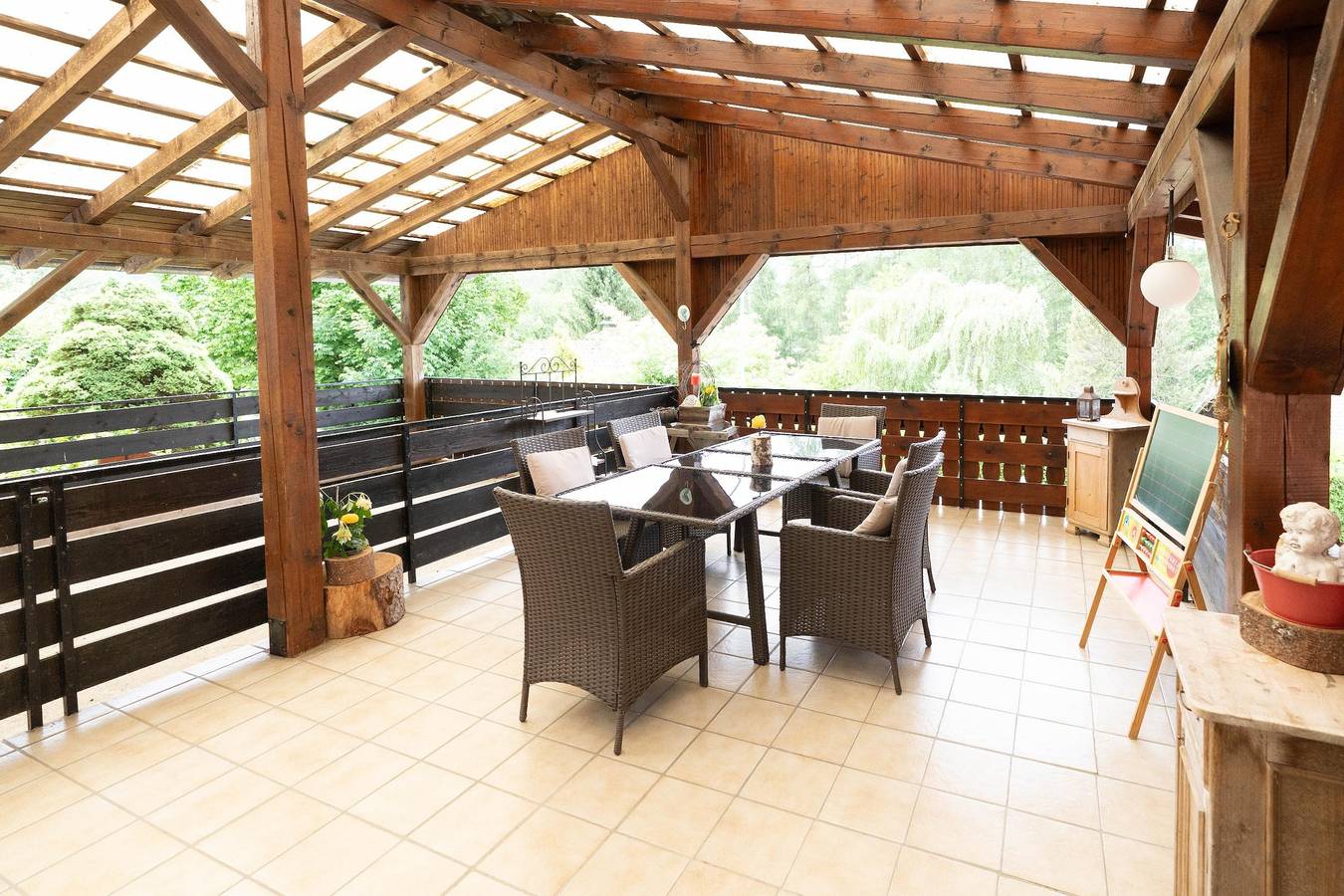 Ganze Wohnung, Ferienhaus "Fanny" - Ferienwohnung Sepp mit kostenfreiem Wlan und Balkon in Lam, Ostbayern