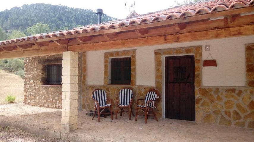 Casa rural para 9 personas, con piscina además de vistas y terraza en Villaverde de Guadalimar - 3