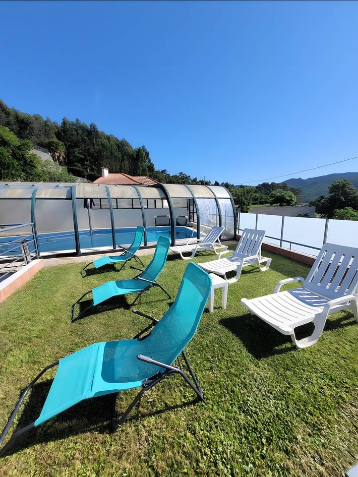 Holiday Home 'Casa Cabanas Piscina Água Quente' with Mountain View, Wi-Fi and Air Conditioning in Outeiro (Viana do Castelo), Viana do Castelo District