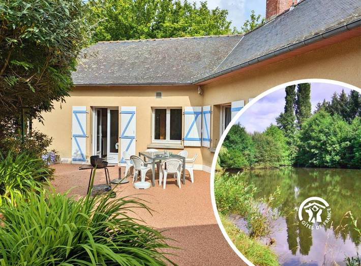 Maison de vacances pour 6 personnes, avec Terrasse et Jardin
