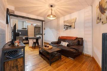 Cottage pour 2 personnes, avec jacuzzi et jardin à Meslan