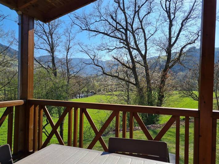 Location de vacances pour 4 personnes, avec vue ainsi que piscine et terrasse à Ranspach - 3