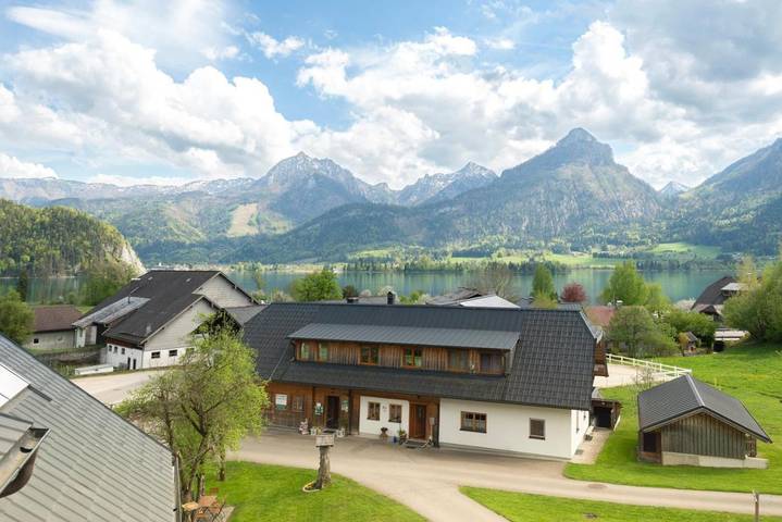Privatzimmer für 2 Personen, mit Terrasse und Ausblick sowie Seeblick und Garten in Sankt Wolfgang im Salzkammergut - 2
