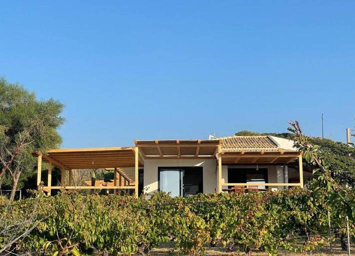 Ferienhaus für 6 Personen, mit Garten und Ausblick