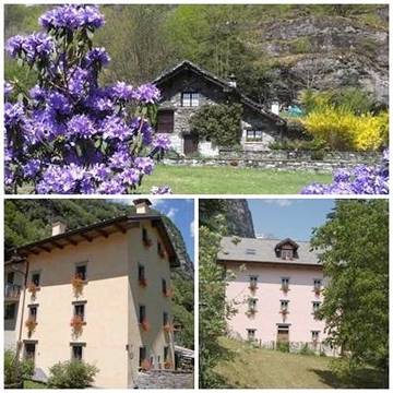 Gîte pour 3 personnes, avec jardin et vue, animaux acceptés dans Alpe Devero