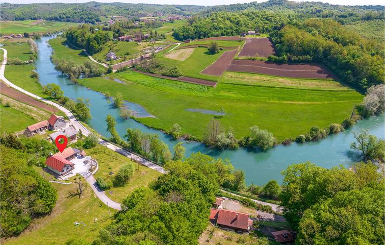Ferienhaus für 5 Personen, mit Terrasse und Garten sowie Ausblick