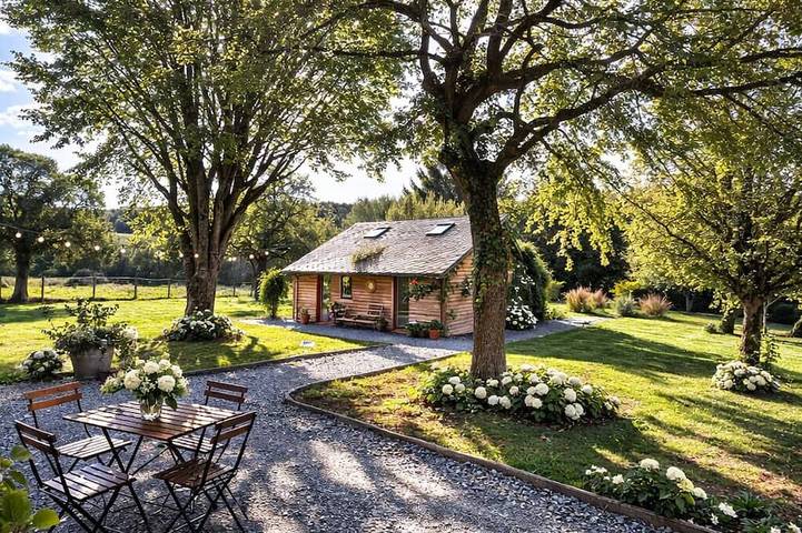 Maison de vacances pour 4 personnes, avec Jardin