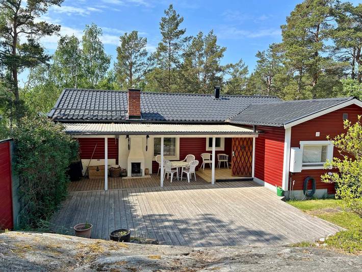Hus för 6 Personer, med terass i Värmdö