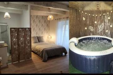 Gîte pour 2 personnes, avec jacuzzi, animaux acceptés à Tremblay