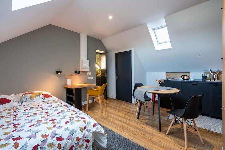 Ganze Wohnung, Studio C, in the center of town, cosy and warm. in La Roche-sur-Yon, Loire-Tal