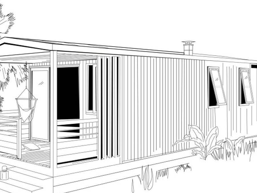 Camping Le Royan - Casa mobile 6 persone - Vivere in Royan, Côte de Beauté