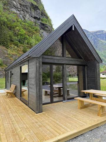 Maison de campagne pour 4 personnes, avec vue et jardin dans Flåm