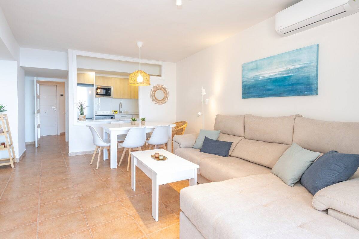 Appartement entier, Frente al Mar: Terraza, Altura y Playa a 1 min in Platja Gran de Palamós (Calonge), Palamós