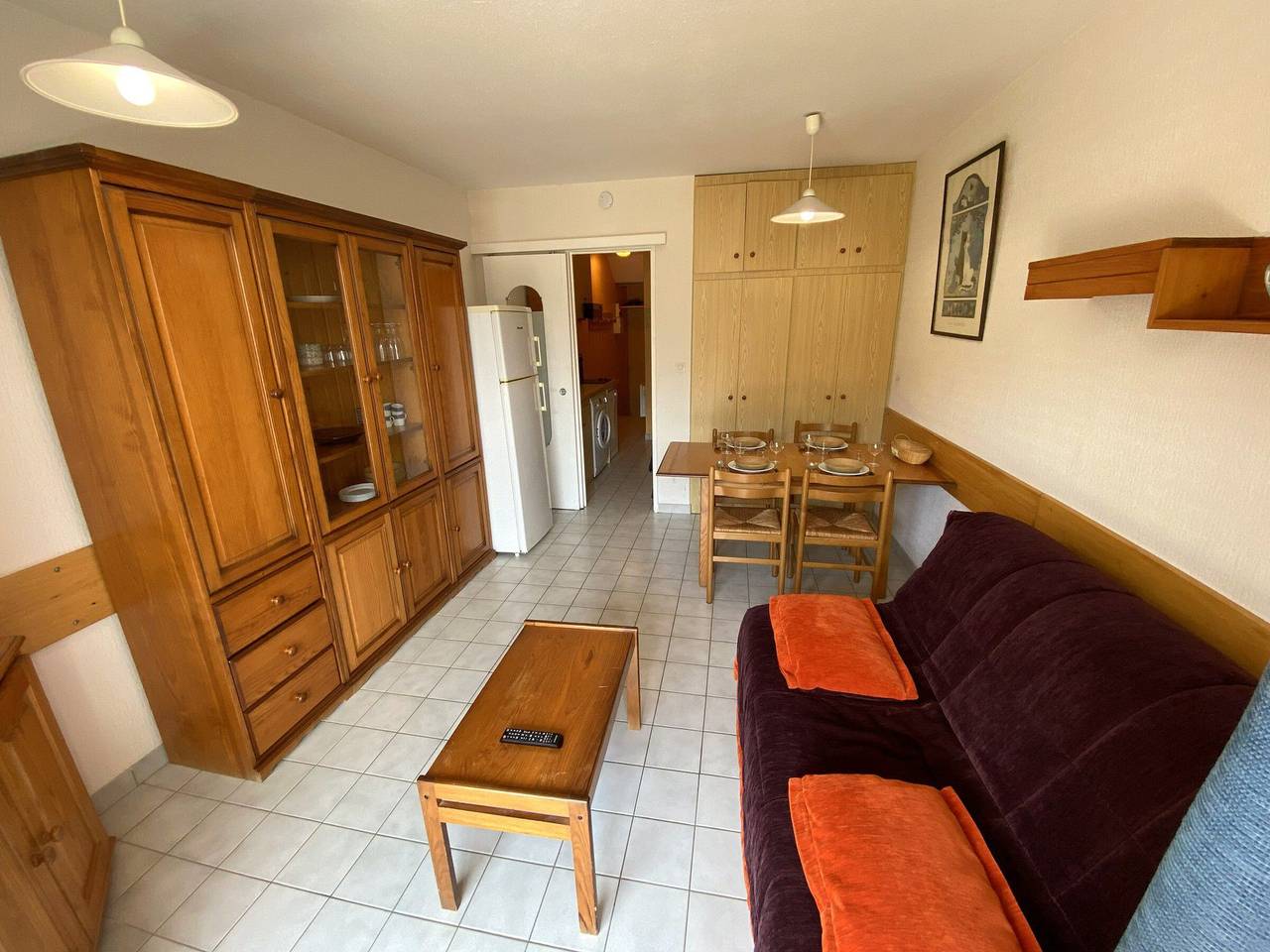 Apartamento entero, Apartamento de 2 Habitaciones al Pie de las Pistas, Cocina Equipada, Balcón, 4 Pers. in Saint-Étienne-en-Dévoluy, Dévoluy (comuna)