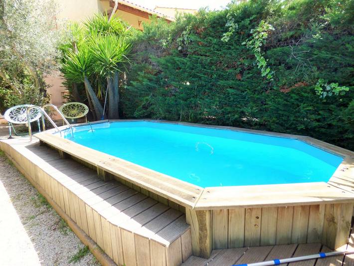 Villa pour 6 personnes, avec Terrasse ainsi que Jardin et Piscine à Six-Fours-les-Plages