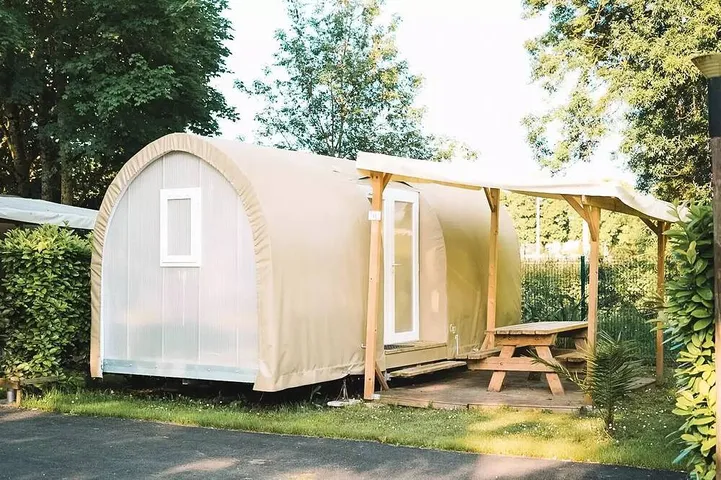 Blockhütte für 4 Personen, mit Terrasse - 1