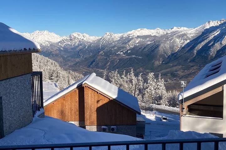 Chalet pour 8 personnes, avec terrasse à Risoul