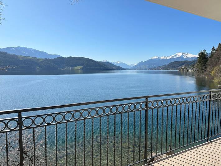 Ferienwohnung für 6 Personen, mit Balkon und Whirlpool sowie Garten und Sauna am Millstätter See