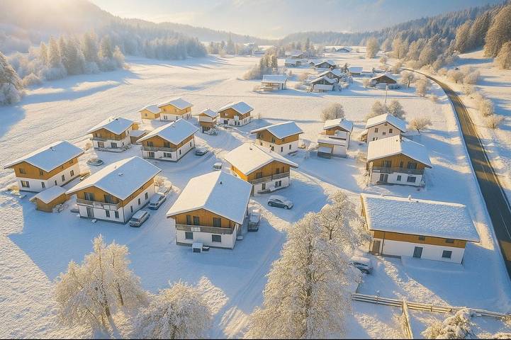 Chalet für 4 Personen, mit Sauna in Hermagor-Pressegger See