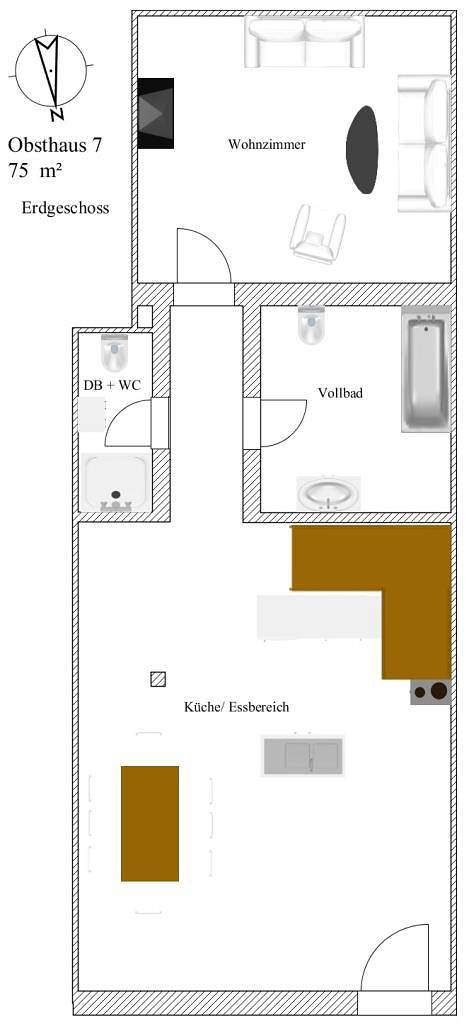 Ganze Wohnung, Im Obsthaus 07 in Göhl, Ostholstein
