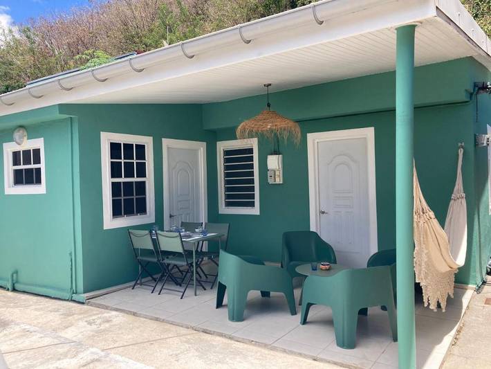 Gîte pour 4 personnes, avec jardin à Le Prêcheur