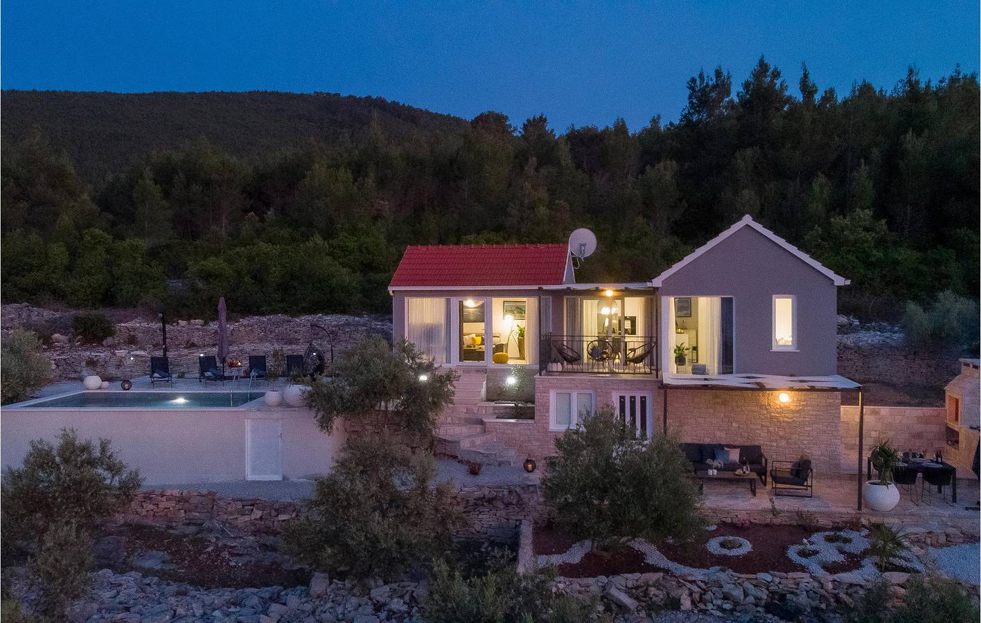 Holiday home for 4 people with terrace in Blato, Korcula