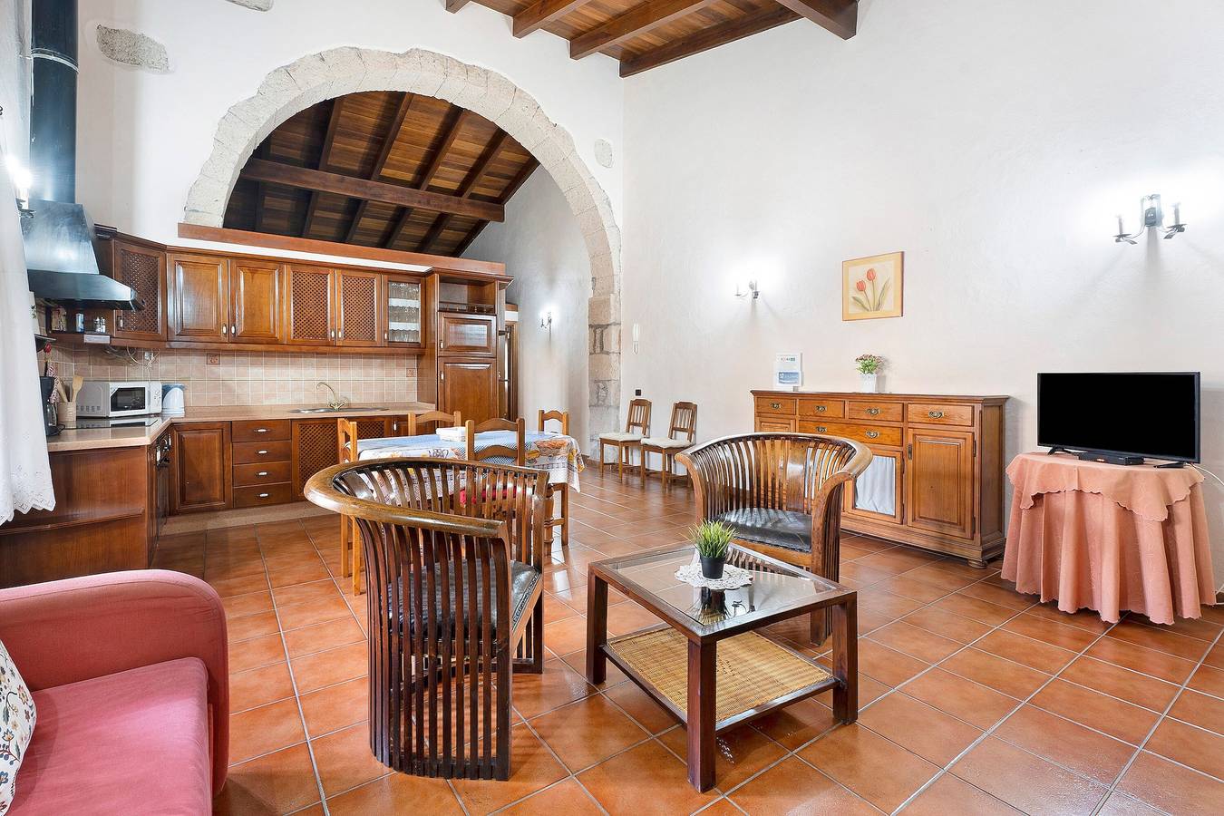 Appartement entier, Appartement de vacances « Finca La Bonita Ap G1 » avec piscine, terrasse et Wi-Fi partagés in Arona, Tenerife du Sud