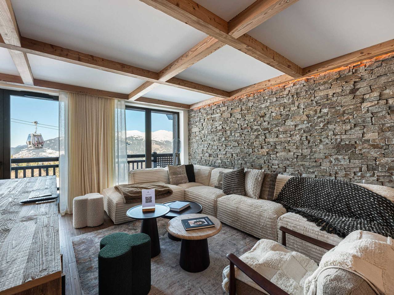 Appartement entier, Nouveau Appartement Ski-in/Ski-out à Courchevel avec Balcon et Parking in Courchevel 1850, Saint-Bon-Tarentaise