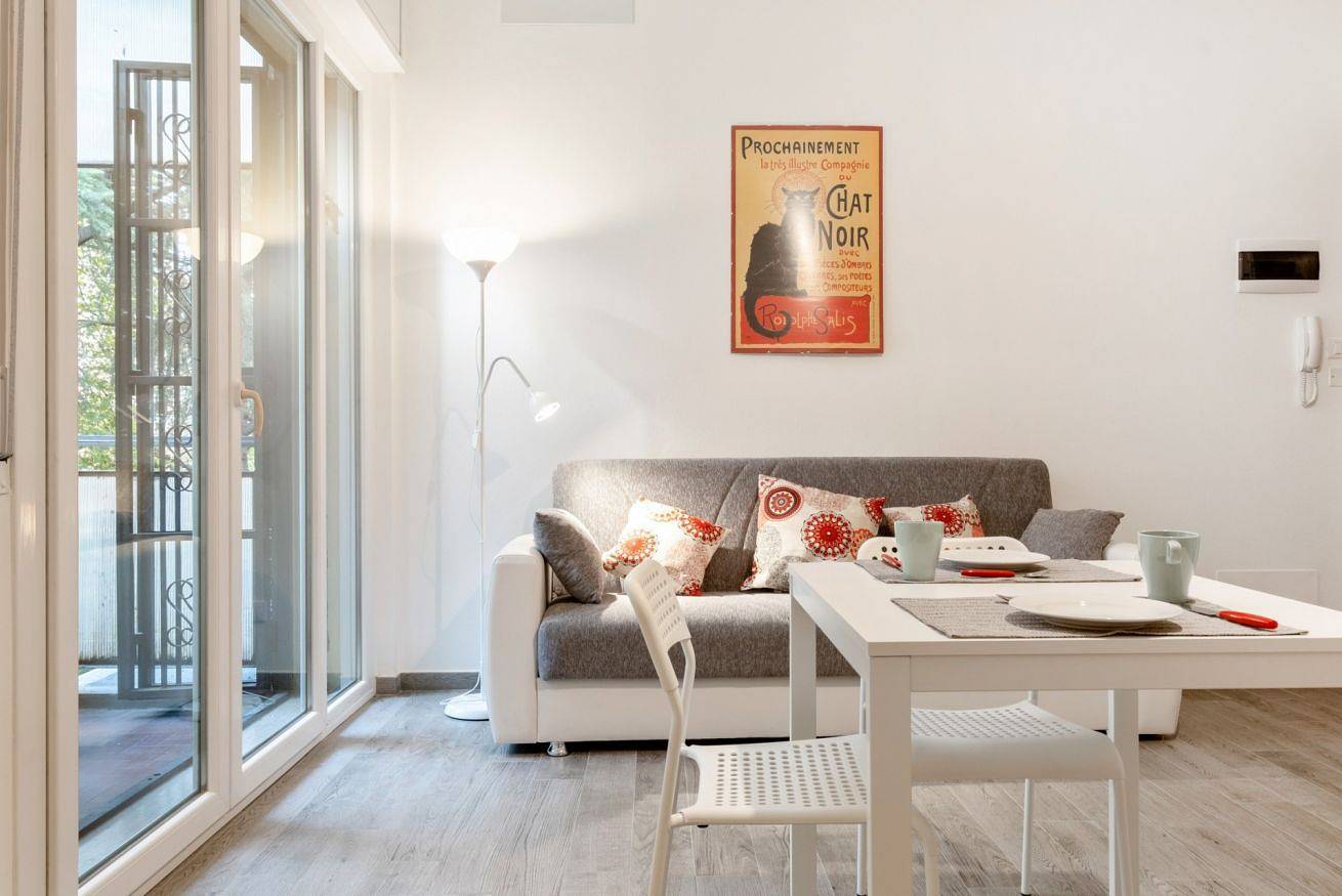 Cały apartament, Studio with balcony near Giardini Margherita in Bolonia, Prowincja Bolonia