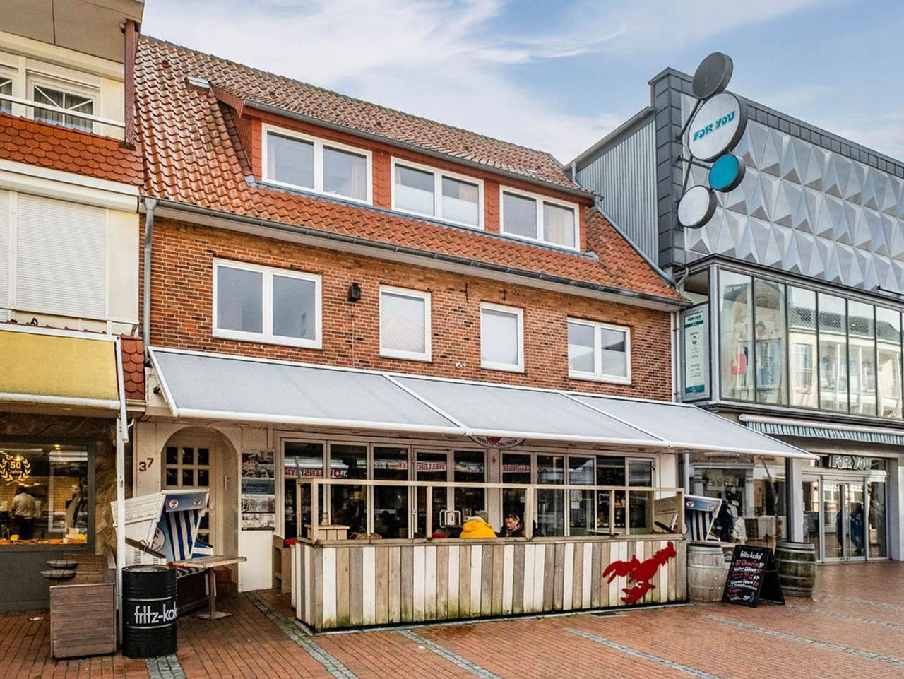 Ganze Ferienwohnung, Haus Alleestraße - Ferienwohnung für 2 Personen in der Fußgängerzone in Hafen Büsum, Büsum