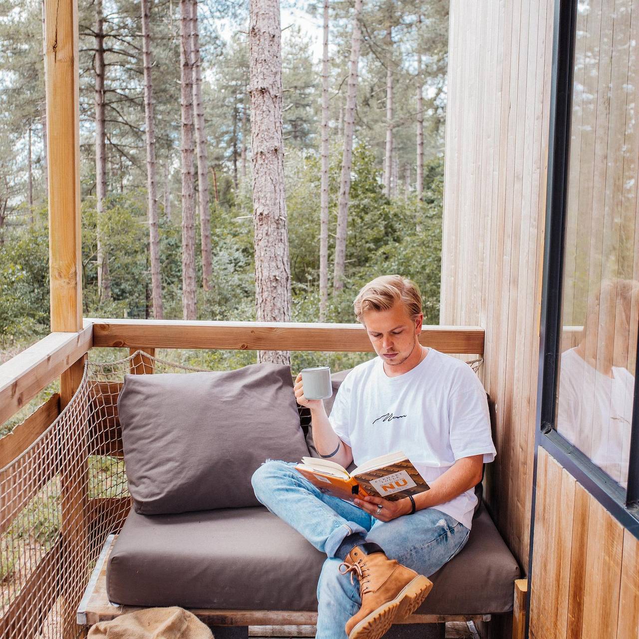Recreatiedomein Warredal — Treetop met hottub in Maaseik, Hoge Kempen