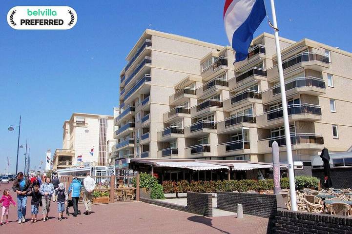 Vakantieappartement voor 4 personen, met balkon en tuin in Noordwijk aan Zee