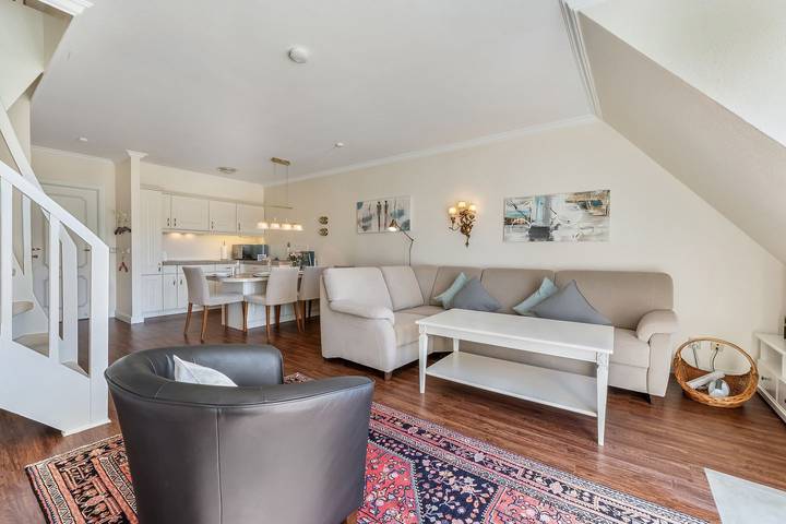 Ganze Wohnung, Ferienwohnung mit drei Zimmern und ca. 65 m² Wohnfläche. Für bis zu 4 Personen. in Nordfriesische Inseln (Schleswig-Holstein) (Schleswig-Holstein), Wenningstedt