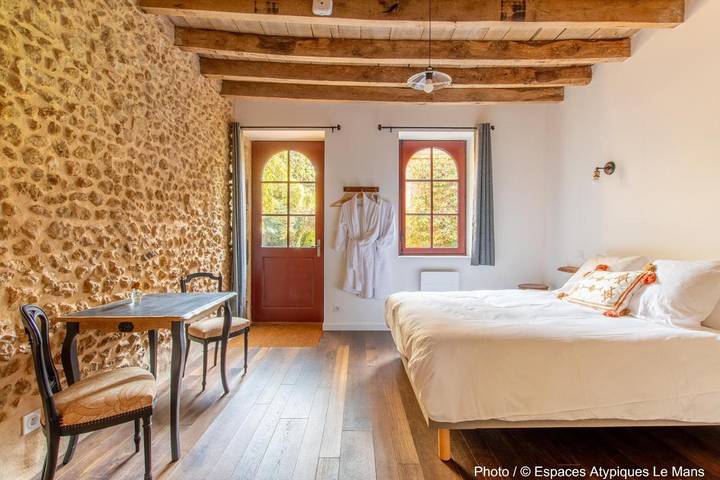 Maison d’hôte pour 3 personnes, avec sauna ainsi que jacuzzi et jardin dans la Sarthe - 4