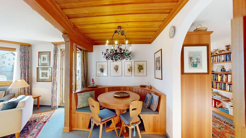 Ferienwohnung für 4 Personen, mit Balkon und Sauna in Zuoz - 4