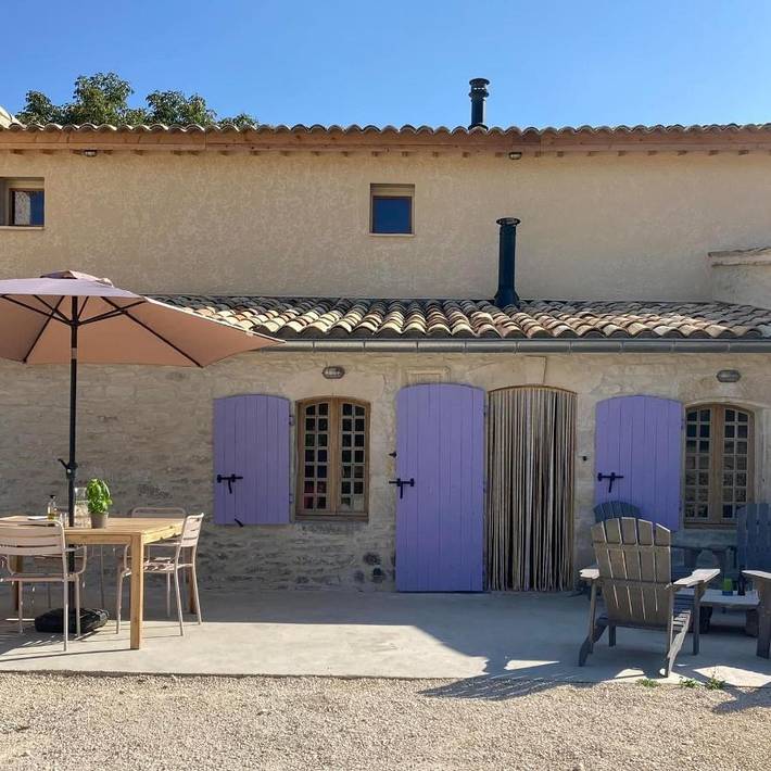 Riad pour 6 personnes, avec terrasse et vue ainsi que piscine et jardin à Revest-du-Bion - 2