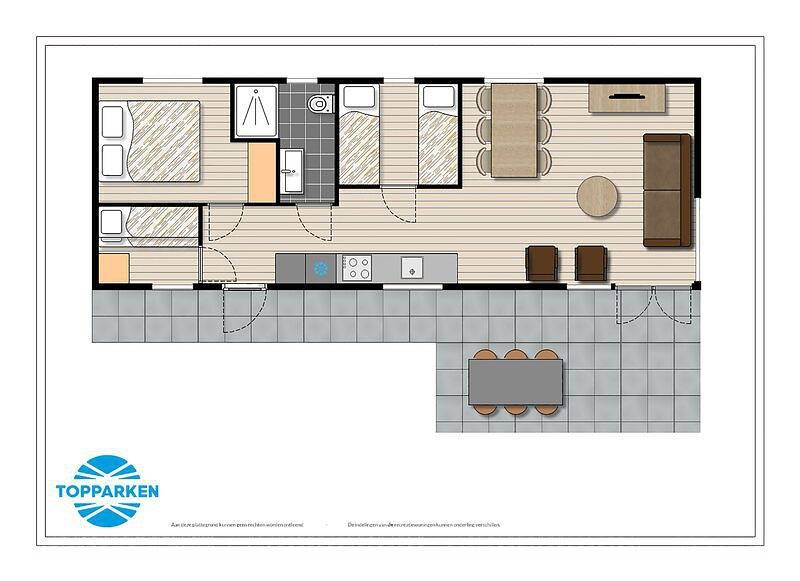 Résidence de Leuvert — Z Module 6 personen Wellness (Spa) in Nordbrabant
