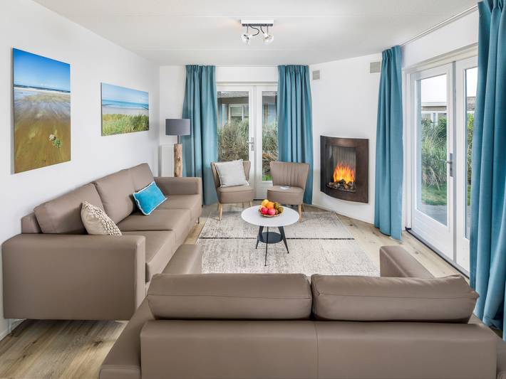 Villa für 6 Personen, mit Terrasse und Garten sowie Sauna